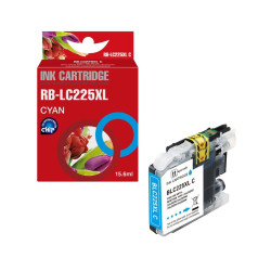 CARTUCCIA COMPATIBILE (LC-225C) PER BROTHER DCP-J4120DW (16ML) CIANO XL