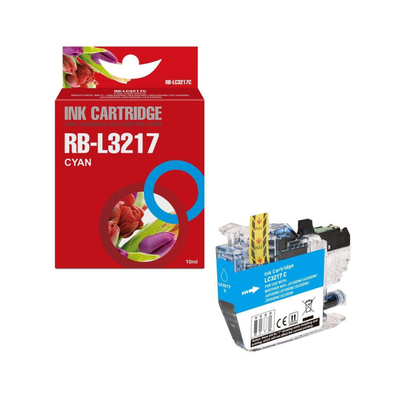 CARTUCCIA COMPATIBILE (LC-3217C) PER BROTHER MFC-J5330DW (550K) CIANO