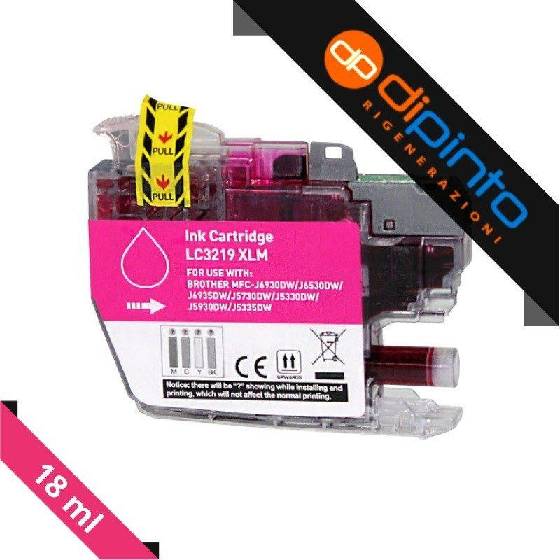 CARTUCCIA COMPATIBILE (LC3219XLM) PER BROTHER MFC-J6930DW (1,5K) MAGENTA XL