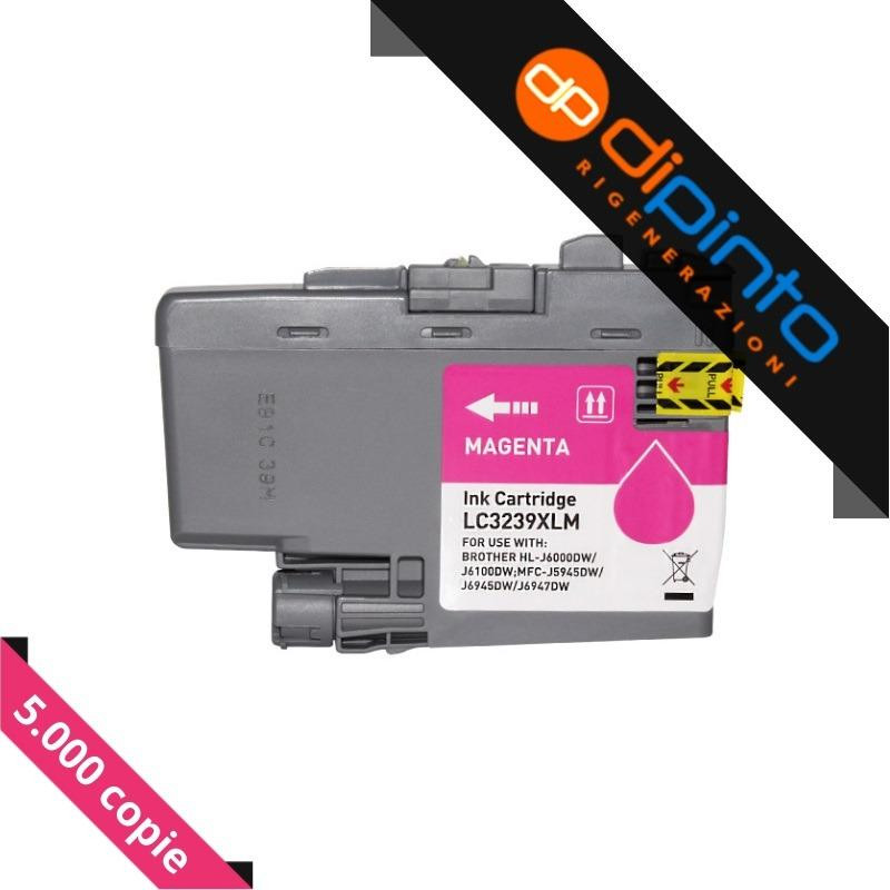 CARTUCCIA COMPATIBILE (LC-3239XLM) PER BROTHER MFC-J5945DW (5K) MAGENTA XL