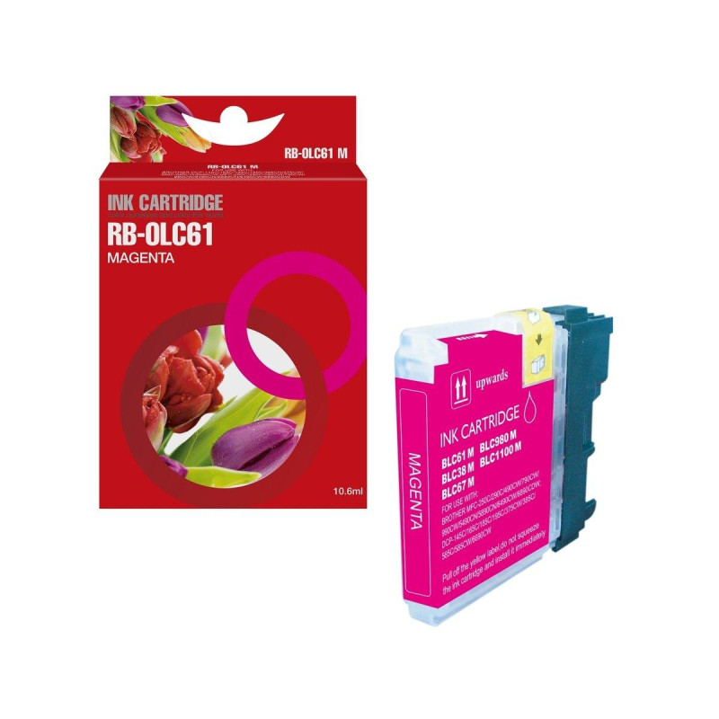CARTUCCIA COMPATIBILE (LC980M, LC1100M, LC985M) PER BROTHER MFC5890 (18ML) MAGENTA