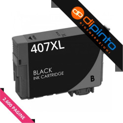 CARTUCCIA COMPATIBILE (C13T07U140, 407XL) PER EPSON WF4745 (2,6K) NERO