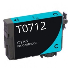 CARTUCCIA COMPATIBILE (T0712, T0892) PER EPSON STYLUS D78 (12ML) CIANO