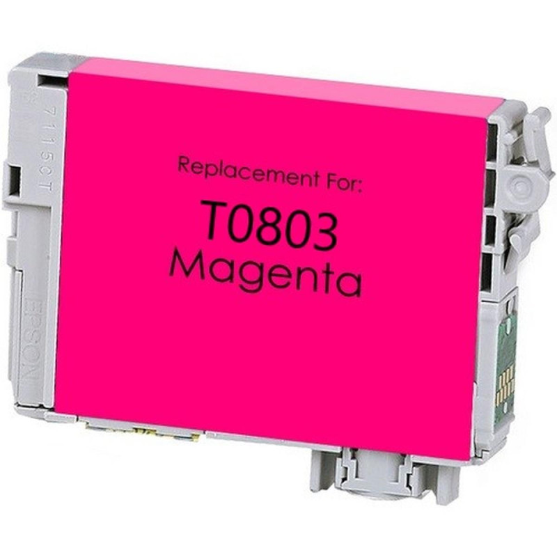 CARTUCCIA COMPATIBILE EPSON (T0803) STYLUS PHOTO R265 (12ML) MAGENTA