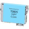 CARTUCCIA COMPATIBILE EPSON (T0805) STYLUS PHOTO R265 (12ML) CIANO LIGHT