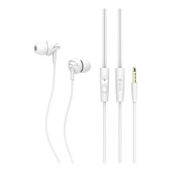 AURICOLARI CON MIC E CONTROLLO D1 RIPPLE 1.2 MT - BIANCO
