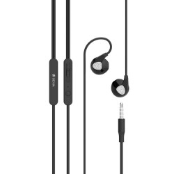 AURICOLARI CON MIC E CONTROLLO D2 RIPPLE 1.2 MT - NERO