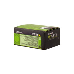 TONER ORIGINALE (80C20Y0, 802Y) LEXMARK CX310DN (1K) GIALLO