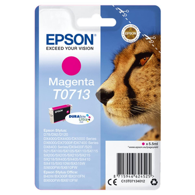CARTUCCIA ORIGINALE (T0713) EPSON STYLUS D78 | MAGENTA