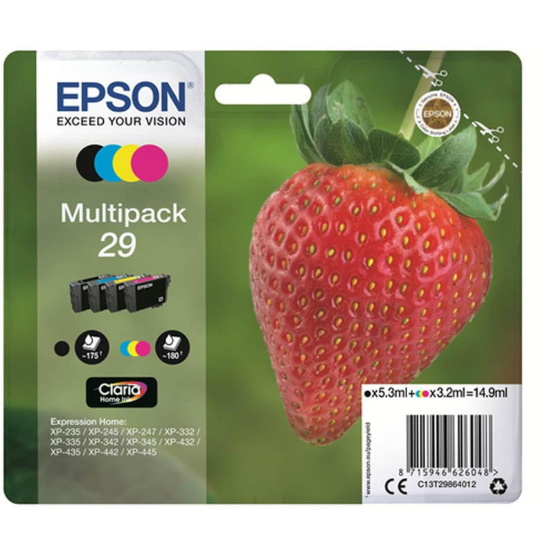 MULTIPACK ORIGINALE (T2986, 29) EPSON XP235 (4 PZ)