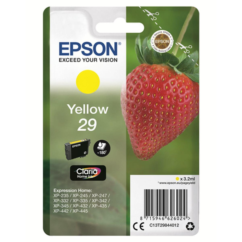 CARTUCCIA ORIGINALE (T2984, 29) EPSON XP235 | GIALLO