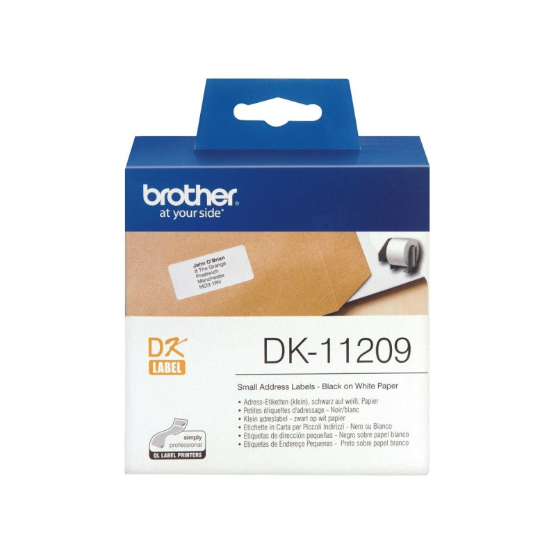 ETICHETTE ORIGINALI BROTHER P-TOUCH (DK-11209) (62X29) (800PZ)