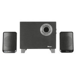 TRUST EVON ALTOPARLANTI BLUETOOTH 2.1 30W - SUBWOOFER DI TIPO DOWN-FIRING - CONTROLLO DEI BASSI E DEL VOLUME - COLORE NERO