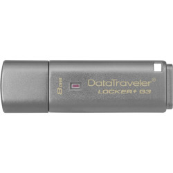 PENDRIVE KINGSTON DT LOCKER + MEMORIA USB G3 8GB - USB 3.0 - 80MB/S IN LETTURA - DA USB A CLOUD - SISTEMA DI CRITTOGRAFIA