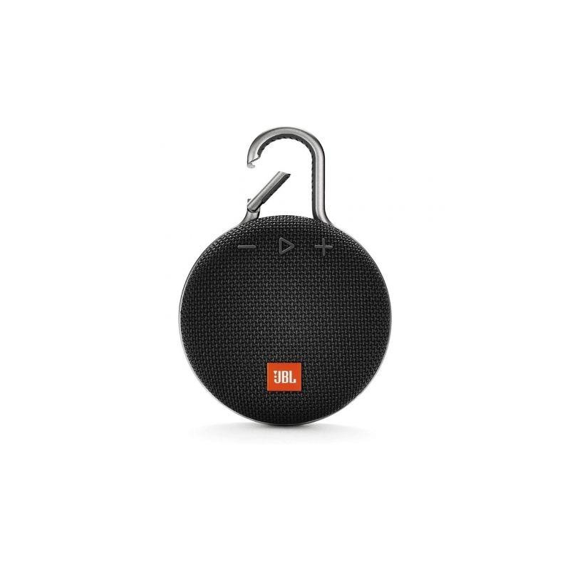 JBL CLIP 3 ALTOPARLANTE BLUETOOTH 4.1 3W - RESISTENZA ALL'ACQUA IPX7 - AUTONOMIA FINO A 10H - GANCIO PER APPENDERE - COLORE NERO