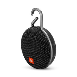 JBL CLIP 3 ALTOPARLANTE BLUETOOTH 4.1 3W - RESISTENZA ALL'ACQUA IPX7 - AUTONOMIA FINO A 10H - GANCIO PER APPENDERE - COLORE NERO