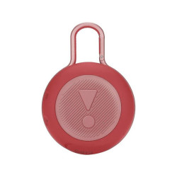 JBL CLIP 3 ALTOPARLANTE BLUETOOTH 4.1 3W - RESISTENZA ALL'ACQUA IPX7 - AUTONOMIA FINO A 10H - GANCIO PER APPENDERE - COLORE ROSS