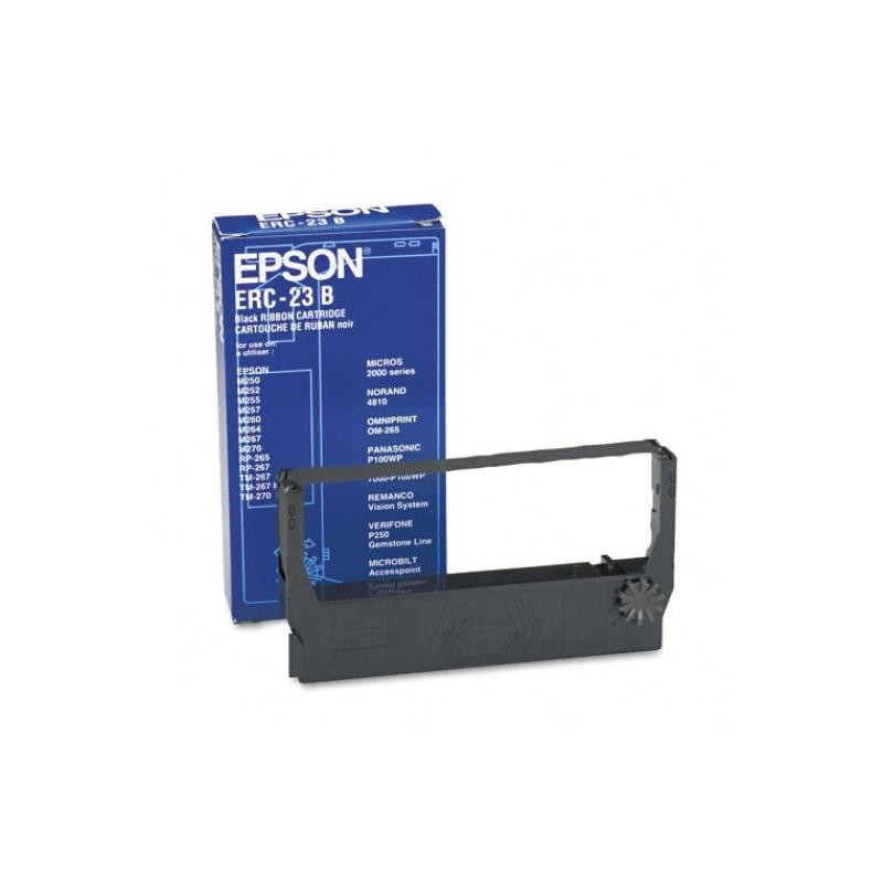 NASTRO ORIGINALE EPSON ERC-23 (C43S015360) NERO 12.7MM*4M
