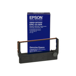 NASTRO ORIGINALE EPSON ERC-23 (C43S015362) ROSSO/NERO 12.7MM*4M