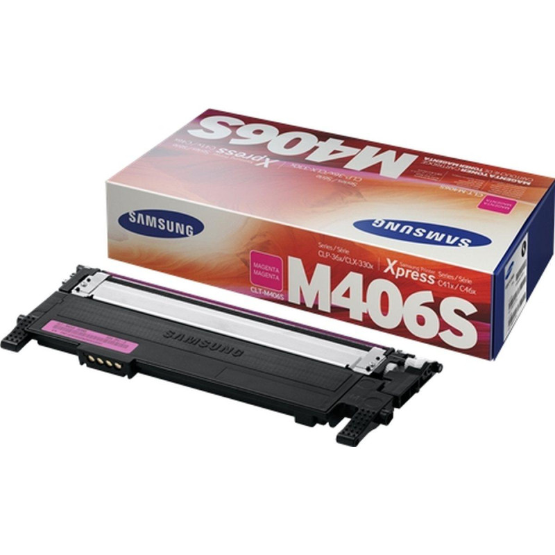 TONER ORIGINALE CLT-M406S, SU252A SAMSUNG CLP360, CLX3305 (1K) MAGENTA