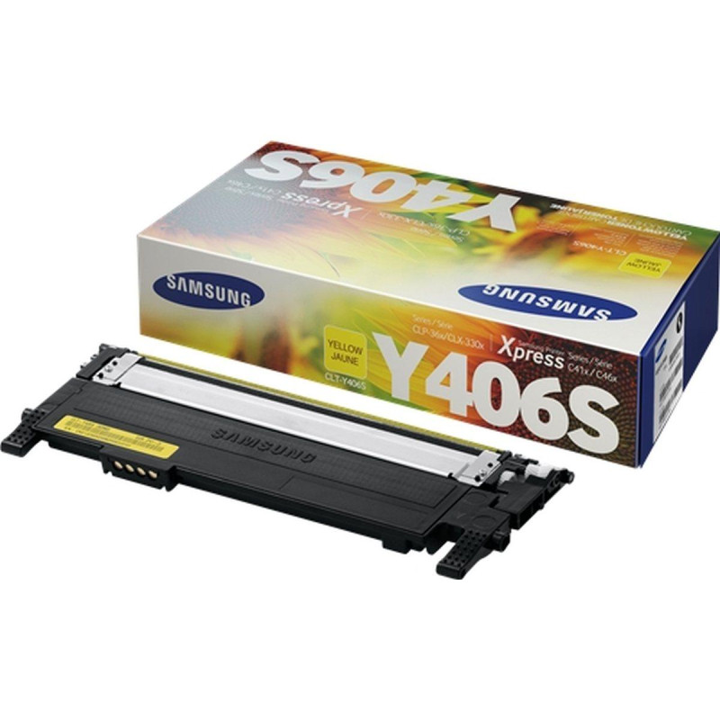 TONER ORIGINALE CLT-Y406S, SU462A SAMSUNG CLP360, CLX3305 (1K) GIALLO