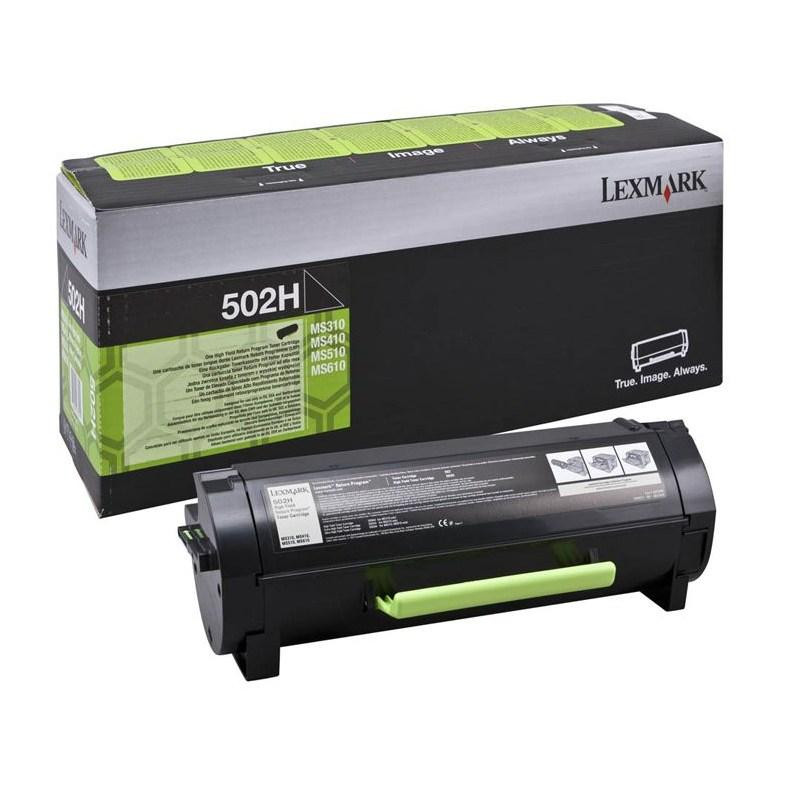 TONER ORIGINALE (50F2H00, 502H) LEXMARK MS310, MS410 (5K)