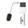 NGS TICK MOUSE USB 1600 DPI - 5 PULSANTI - USO CON LA MANO DESTRA - COLORE ORO / NERO