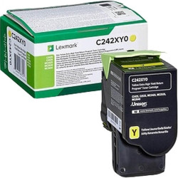 TONER ORIGINALE (C242XY0) LEXMARK C2425DW (3,5K) GIALLO