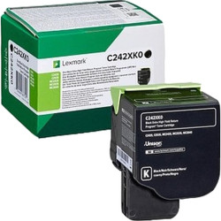 TONER ORIGINALE (C242XK0) LEXMARK C2425DW (6K) NERO