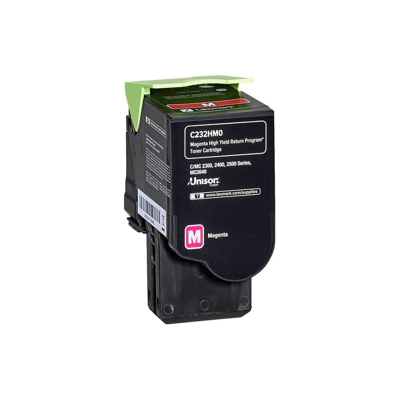 TONER ORIGINALE (C232HM0) LEXMARK C2425DW (2,3K) MAGENTA