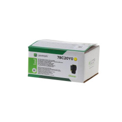 TONER ORIGINALE (78C20Y0) LEXMARK CS421 (1,4K) GIALLO