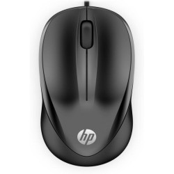 MOUSE USB HP 1000 1200 DPI - 3 PULSANTI - USO AMBIDESTRO - CAVO DA 1,50 M - COLORE NERO