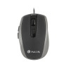 NGS TICK MOUSE USB 1600 DPI - 5 PULSANTI - USO CON LA MANO DESTRA - COLORE ARGENTO/NERO