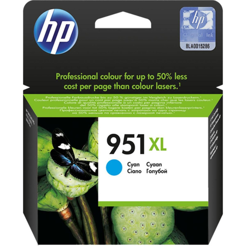 CARTUCCIA ORIGINALE (951XL, CN046AE) HP OFFICEJET PRO 8600 (1,5K) CIANO XL