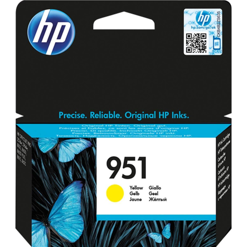 CARTUCCIA ORIGINALE (951, CN052AE) HP OFFICEJET PRO 8600 (0,7K) GIALLO