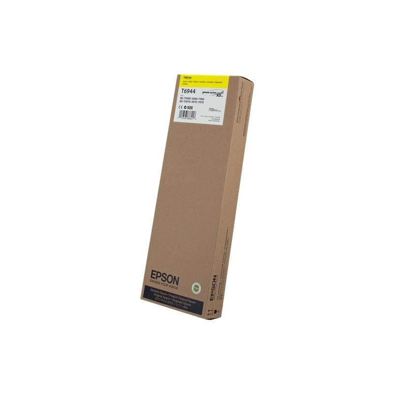 CARTUCCIA PLOTTER ORIGINALE (C13T694400) EPSON SC-T3000 (700ML) GIALLO