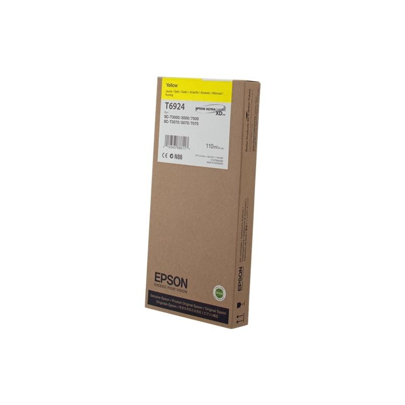 CARTUCCIA PLOTTER ORIGINALE (C13T692400, T6924) EPSON SC-T3000 (110ML) GIALLO