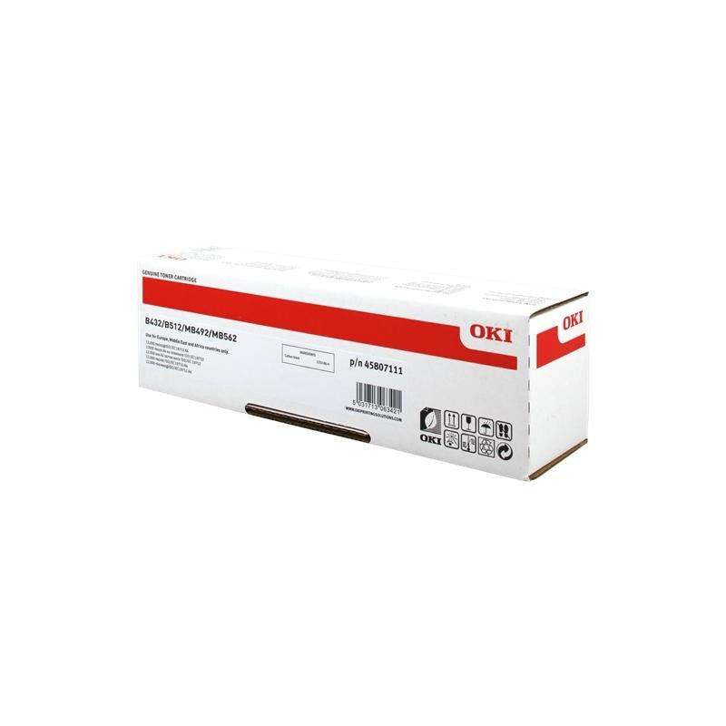 TONER ORIGINALE (45807111) OKI B432 (12K)