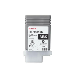 CARTUCCIA PLOTTER ORIGINALE (PFI-102MBK, 0894B001) CANON IPF500, IPF600 (130ML) NERO OPACO