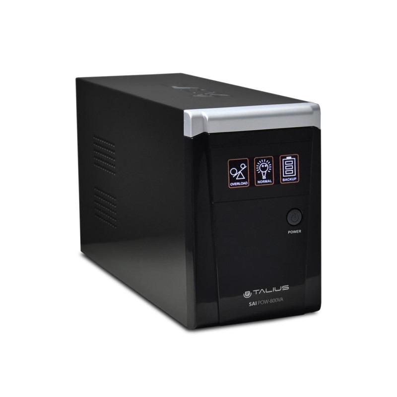 GRUPPO DI CONTINUITA' UPS TALIUS SAI 800VA - FUNZIONE AVR - 2X SCHUKO - RJ45 / RJ11 - BACKUP 25 MINUTI