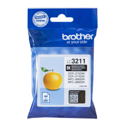 CARTUCCIA ORIGINALE (LC3211, LC3211BK) BROTHER DCP-J772DW (0,2K) NERO