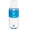 INCHIOSTRO COMPATIBILE (1VU26AE, 31) PER HP SMART TANK 450 (70ML) CIANO