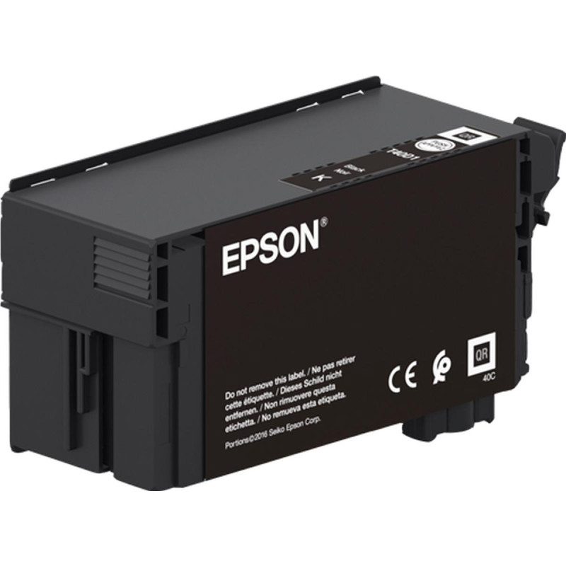 CARTUCCIA ORIGINALE EPSON (T40D1, C13T40D140) SURECOLOR SC-T3100 (80ML) NERO