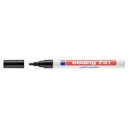 EDDING 751 PENNARELLO INDELEBILE - PUNTA TONDA - CORSA TRA 1 E 2 MM. - INCHIOSTRO OPACO - ASCIUGATURA RAPIDA - COLORE NERO