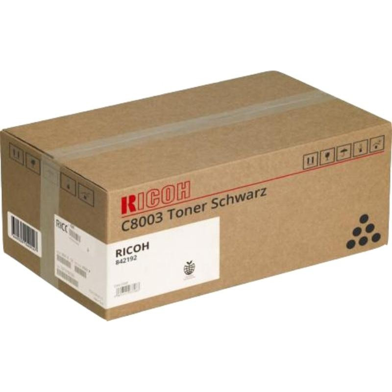 TONER ORIGINALE (842192, C8003BK) RICOH AFICIO MP C6503 SP (47K) NERO