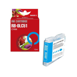 CARTUCCIA COMPATIBILE (LC1000, LC970) PER BROTHER DCP-130 (26,6ML) CIANO