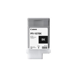 CARTUCCIA PLOTTER ORIGINALE (PFI-107BK, 6705B001) CANON IPF670 (130ML) NERO