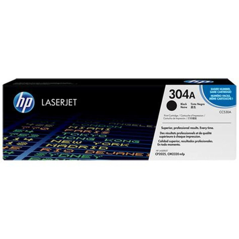TONER ORIGINALE (CC530A, 304A) PER HP CP2025 (3,5K) NERO