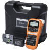 BROTHER PT-H110VP STAMPANTE ELETTRONICA PORTATILE PER ETICHETTE - SCHERMO LCD - 200 SIMBOLI - VELOCITÀ 20MM - COLORE NERO/ARANCI