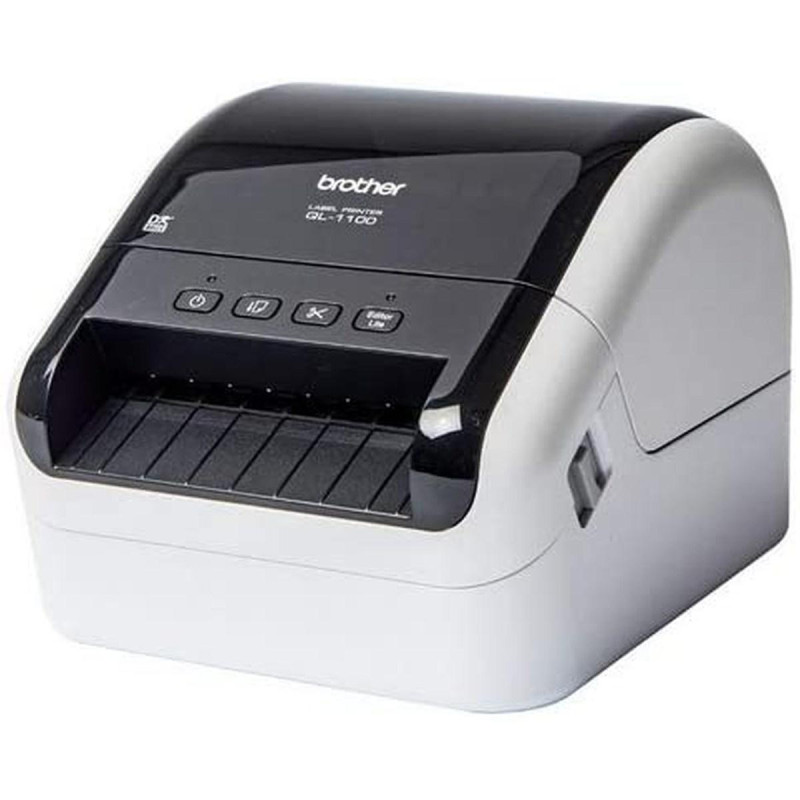 STAMPANTE TERMICA PROFESSIONALE PER ETICHETTE BROTHER QL1100C - LARGHEZZA FINO A 103 MM - 69 PPM - 300X300 DPI - TAGLIERINA AUTO